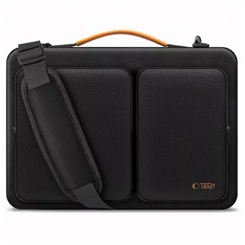 TECH-PROTECT DEFENDER laptop táska 13-14 fekete/narancs