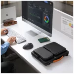TECH-PROTECT DEFENDER laptop táska 13-14 fekete/narancs