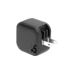 ENERGEA fali töltő 2xUSB-C PD-PPS 45W 2C US+EU Travelite GAN45 fekete