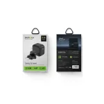 ENERGEA fali töltő 2xUSB-C PD-PPS 45W 2C US+EU Travelite GAN45 fekete