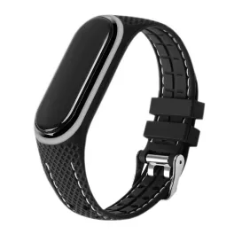   LIFESTYLE elasztomer szíj XIAOMI Mi Band 5/6 készülékhez fekete