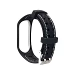 LIFESTYLE elasztomer szíj XIAOMI Mi Band 5/6 készülékhez fekete