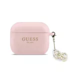 Guess 4G Charm szilikon tok AirPods Pro 3 készülékhez rózsaszín