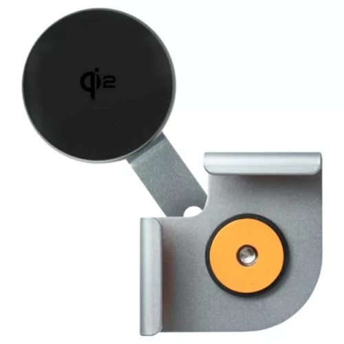 Mágneses tartó 4smarts Screen Mount Qi2 monitor tartó okostelefonhoz szürke