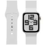 OBAL:ME szilikon szíj Apple Watch 38-41mm készülékhez S-M fehér