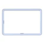 EF-JX930CLE Samsung Frame tok a Galaxy Tab S11 Ultra készülékhez kék