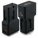 TUMI töltő Travel Adapter 25W USB-C / USB-A fekete