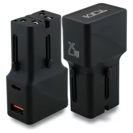 TUMI töltő Travel Adapter 25W USB-C / USB-A fekete