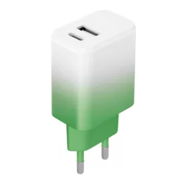   Setty 20W USB- és USB-C portos töltő LSIG-AC-20 átmenetes menta-fehér