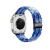 Forcell F-Design FA04 márványozott gyantacsatos óraszíj Apple Watch 38/40/41 mm készülékhez kék