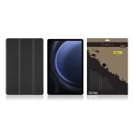Tactical Book Tri Fold tok Samsung Galaxy Tab S9 FE/S10 FE/S10 Lite készülékhez fekete