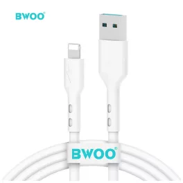 BWOO USB-Lightning kábel 1m 3A X172L fehér