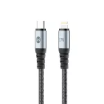 Forever Braix USB-C–Lightning kábel 1,0 m 27W fekete