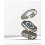 RINGKE SLIM 2-PACK tok APPLE WATCH ULTRA 1 / 2 / 3 (49 MM) készülékhez - átlátszó & titán szürke