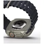 RINGKE SLIM 2-PACK tok APPLE WATCH ULTRA 1 / 2 / 3 (49 MM) készülékhez - átlátszó & titán szürke