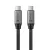 Tactical Fat Man 2.0 kábel USB-C/USB-C 1m szürke