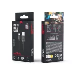 Maxlife USB-USB-C kábel 0,5 m 2A fekete