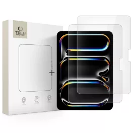   TECH-PROTECT edzett üveg FIT+ 2 db iPad Air 13” (1/2, 2024–2025) és iPad Pro 13” (7/8, 2024–2025) készülékhez átlátszó