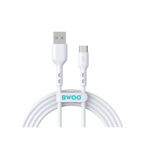 BWOO USB–USB-C kábel 2 m 3A fehér