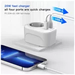TECH-PROTECT TA100 utazási adapter US TO EU fehér