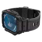 SPIGEN RUGGED ARMOR PRO APPLE WATCH 10 / 11 (46 MM) készülékhez tok fekete
