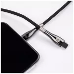 Forever Sleek kábel USB-C–USB-C 1,0 m 60W fekete