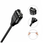TECH-PROTECT MC04 ULTRABOOST Type-C töltő kábel 100CM Garmin Watch készülékhez fekete
