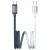 USB-C/USB-C kábel USAMS Bicolor Series SJ756 PD 60W 1,2m fekete és fehér