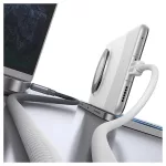 USB-C/USB-C kábel USAMS Bicolor Series SJ756 PD 60W 1,2m fekete és fehér