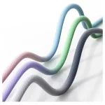 USB-C/USB-C kábel USAMS Bicolor Series SJ756 PD 60W 1,2m fekete és fehér