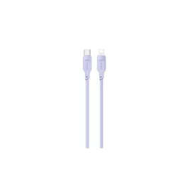   USAMS USB-C–Lightning kábel 1,2 m 20 W PD gyorstöltés Lithe Series lila SJ566USB03 (US-SJ566)