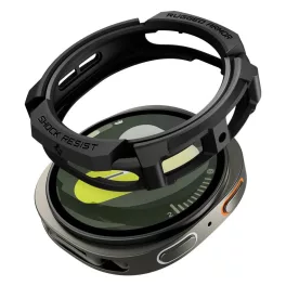   SPIGEN RUGGED ARMOR Samsung Galaxy Watch 8 (44 MM) készülékhez tok matt fekete