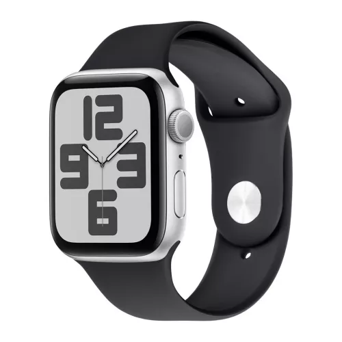 OBAL:ME szilikon szíj Apple Watch 42-49mm M-L készülékhez fekete