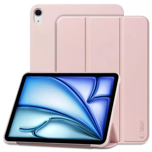 TECH-PROTECT SMARTCASE iPad Air tok – 10,9” (4/5, 2020–2022) / 11” (6/7, 2024–2025) készülékhez, rózsaszín