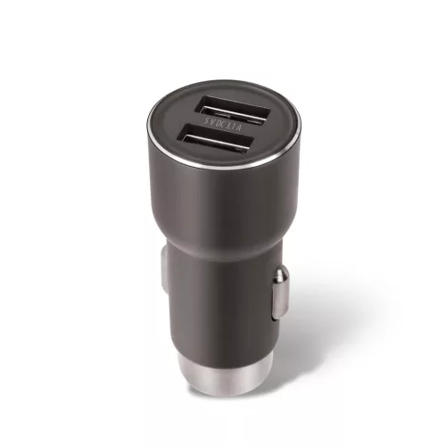 Forever CC-04 autós töltő 2x USB 3.1A fekete