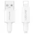 USAMS U90 kábel 2.4A USB-A to Lightning fehér