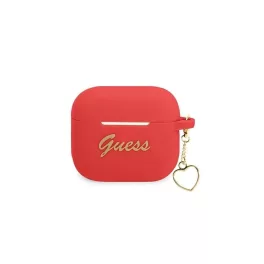   CG MOBILE GUESS CHARMS HEART szilikon tok (telefondísz) PIROS Apple AirPods 3 (GUA3LSCHSR)
