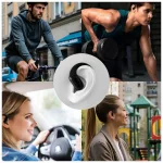 Bluetooth fejhallgató 4smarts SkyBuds OWS AI kijelzővel fekete