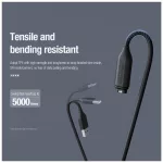 Nillkin USB adat- és töltőkábel Garmin Watch készülékhez fekete