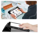 TECH-PROTECT SC PEN CANVAS tok Samsung Galaxy Tab A9+ / A11+ Plus készülékhez 11.0 (X210 / X215 / X216 / X230 / X235 / X236) obszidián fekete