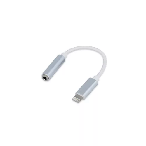 Setty Lightning–3,5 mm-es jack adapter fehér