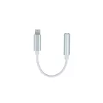 Setty Lightning–3,5 mm-es jack adapter fehér