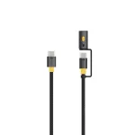 Tactical Stinger kábel USB-C/USB-C 1,5m fekete