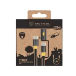 Tactical Stinger kábel USB-C/USB-C 1,5m fekete