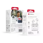 Forcell F-Audio Master Pro TWS vezeték nélküli fülhallgató fehér