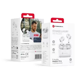   Forcell F-Audio Master Pro TWS vezeték nélküli fülhallgató fehér