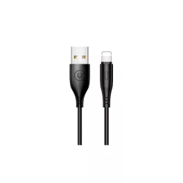   USAMS U18 Lightning 2A gyorstöltő kábel 1 m SJ266USB01 (US-SJ266) fekete