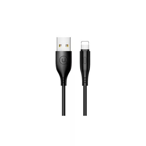 USAMS U18 Lightning 2A gyorstöltő kábel 1 m SJ266USB01 (US-SJ266) fekete