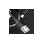 USAMS U18 Lightning 2A gyorstöltő kábel 1 m SJ266USB01 (US-SJ266) fekete