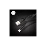 USAMS U18 Lightning 2A gyorstöltő kábel 1 m SJ266USB01 (US-SJ266) fekete